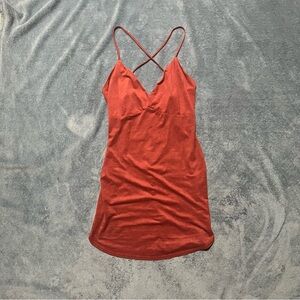 Women's Rust Spaghetti Strap Top